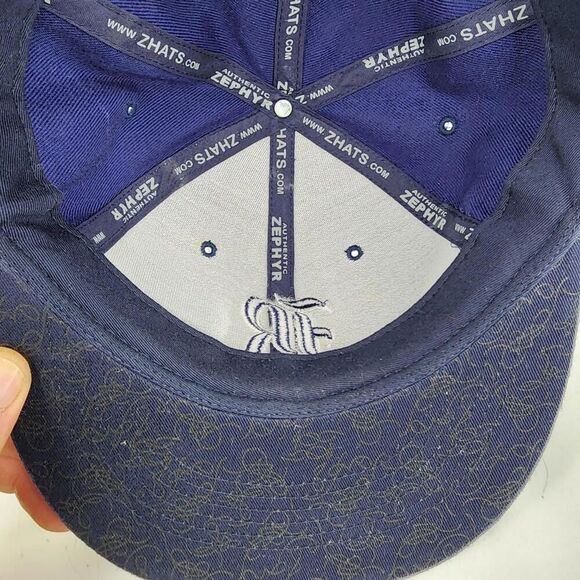 zephyr 32/5 NCAA Rice Owls University Size 7 1/2 Navy Wool The Game Rice Cap Hat - Picture 12 of 14